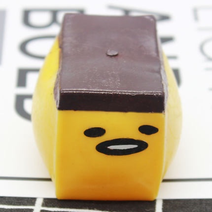 Gudetama Squishy đồ chơi Trứng Lười Mochi Nho Trút Giận Trứng Lưới Túi Trượt Slime