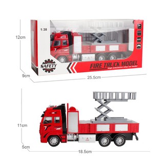 Đồ chơi xe mô hình xe cứu hỏa (có nhạc, đèn)