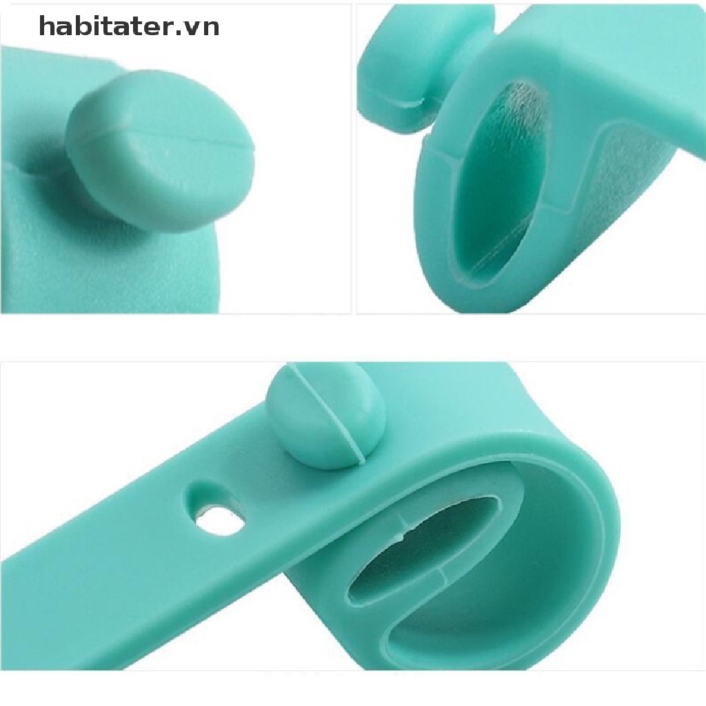 Giá Đỡ Cố Định Dây Cáp Sạc / Tai Nghe Để Bàn Bằng Silicon