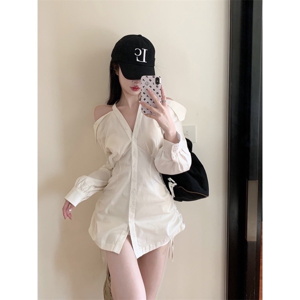 Váy hai dây nữ kiểu Pháp