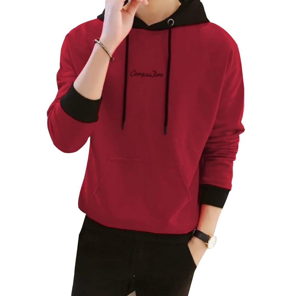 Áo khoác Hoodie chui cổ nam in chữ Ex.campus
