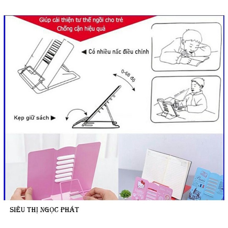 [HÀNG TRUNG KO PHẢI HÀNG VIỆT] GIÁ KẸP SÁCH, MÁY TÍNH BẢNG, ĐIỆN THOẠI, ĐỌC SÁCH &quot;CHỐNG CẬN THỊ&quot; CHO BÉ_[LOẠI DÀY]