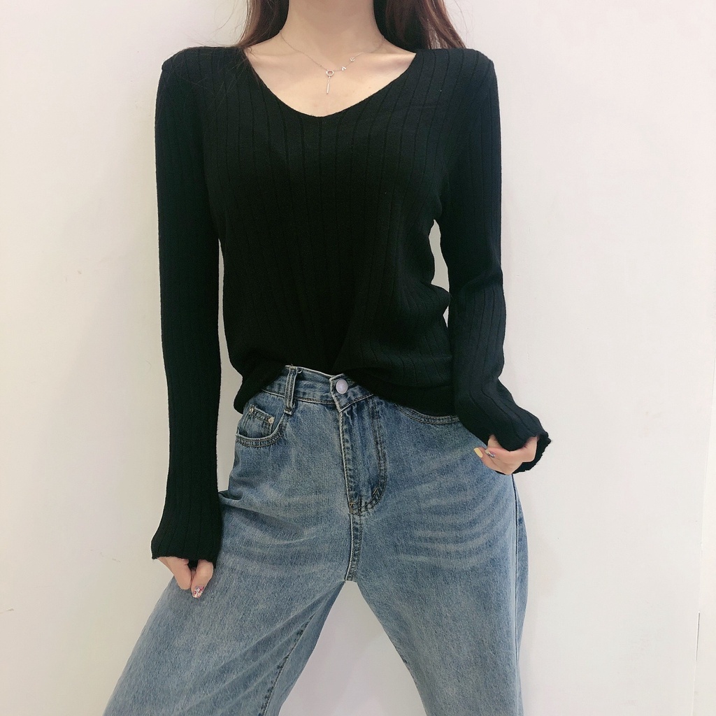 [7 màu hàng Quảng Châu] Áo len AL10 phong cách thời thượng len mềm mặc trong siêu đẹp | BigBuy360 - bigbuy360.vn