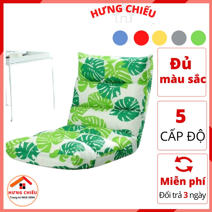 Ghế bệt kiểu nhật, ghế ngồi tựa lưng tatami điểu chỉnh 5 cấp độ - chịu lực 180kg