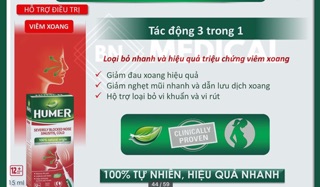 Xịt xoang Humer sinusitis