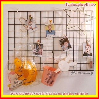 [BINBO] Khung lưới sắt treo ảnh kỷ yếu, đồ trang trí