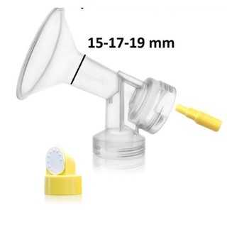 Phễu hút sữa hãng Maymom (phễu liền) Size 15-17-19-21mm Dùng cho máy unimom, Spectra dew, medela (bình cổ hẹp)