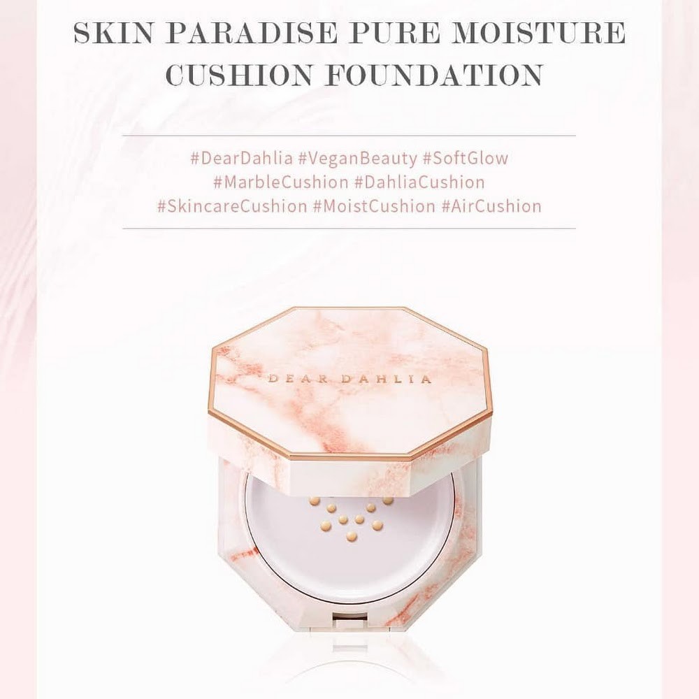 Kem Nền Trang Điểm Dear Dahlia Blooming Edition Skin Paradise Pure Mo Isture Cushion Foundation 3.8G