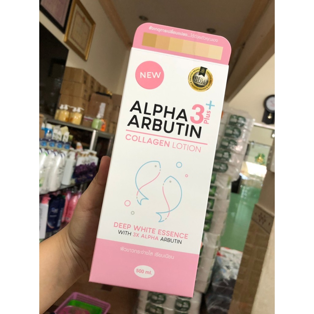 SỮA DƯỠNG TRẮNG BODY ALPHA ARBUTIN COLLAGEN LOTION 500ML