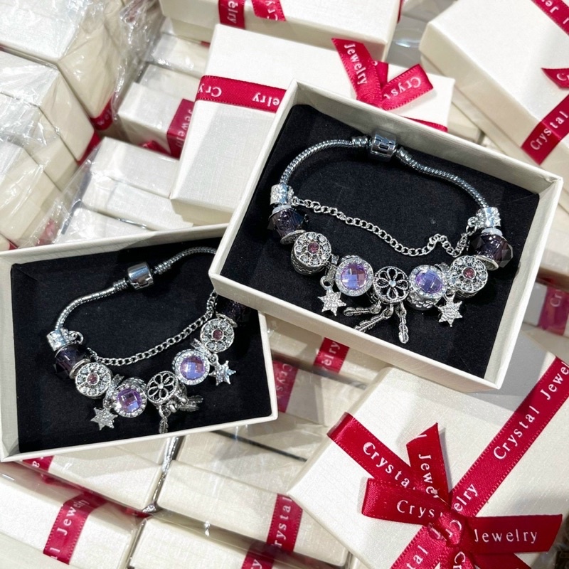 Vòng charm siêu xinh mạ hợp kim