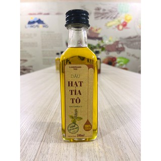 Dầu hạt tía tô Langbiang Food, 100ml, chai