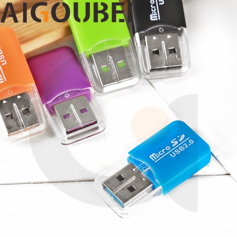 Đầu đọc thẻ nhớ tốc độ cao Mini USB 2.0 Micro SD