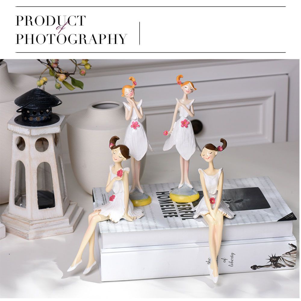 Set 2 mô hình thiên thần mini bằng nhựa Resin trang trí bánh kem | BigBuy360 - bigbuy360.vn