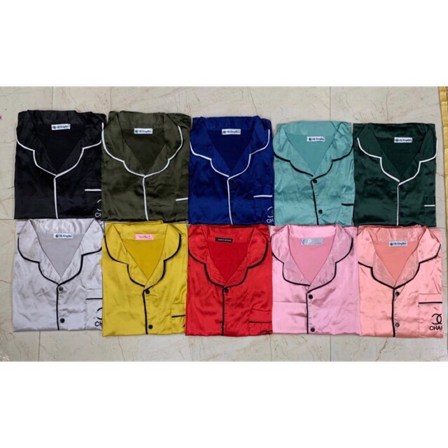 Bộ pijama lụa cộc