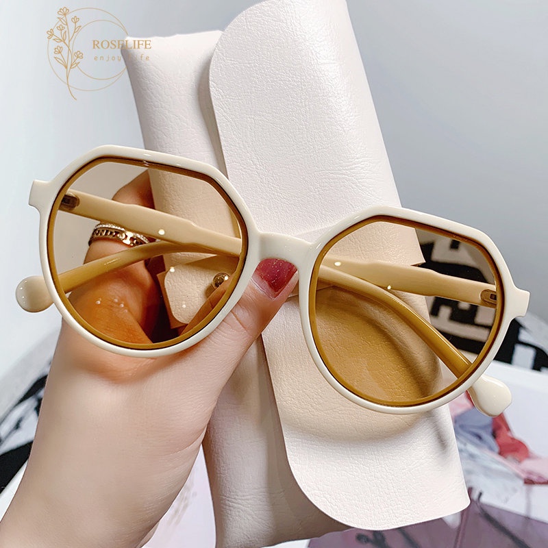 Kính Mát Tròn Nhỏ Chống Tia UV400 Thời Trang Hàn Quốc Cổ Điển Dành Cho Nam Nữ