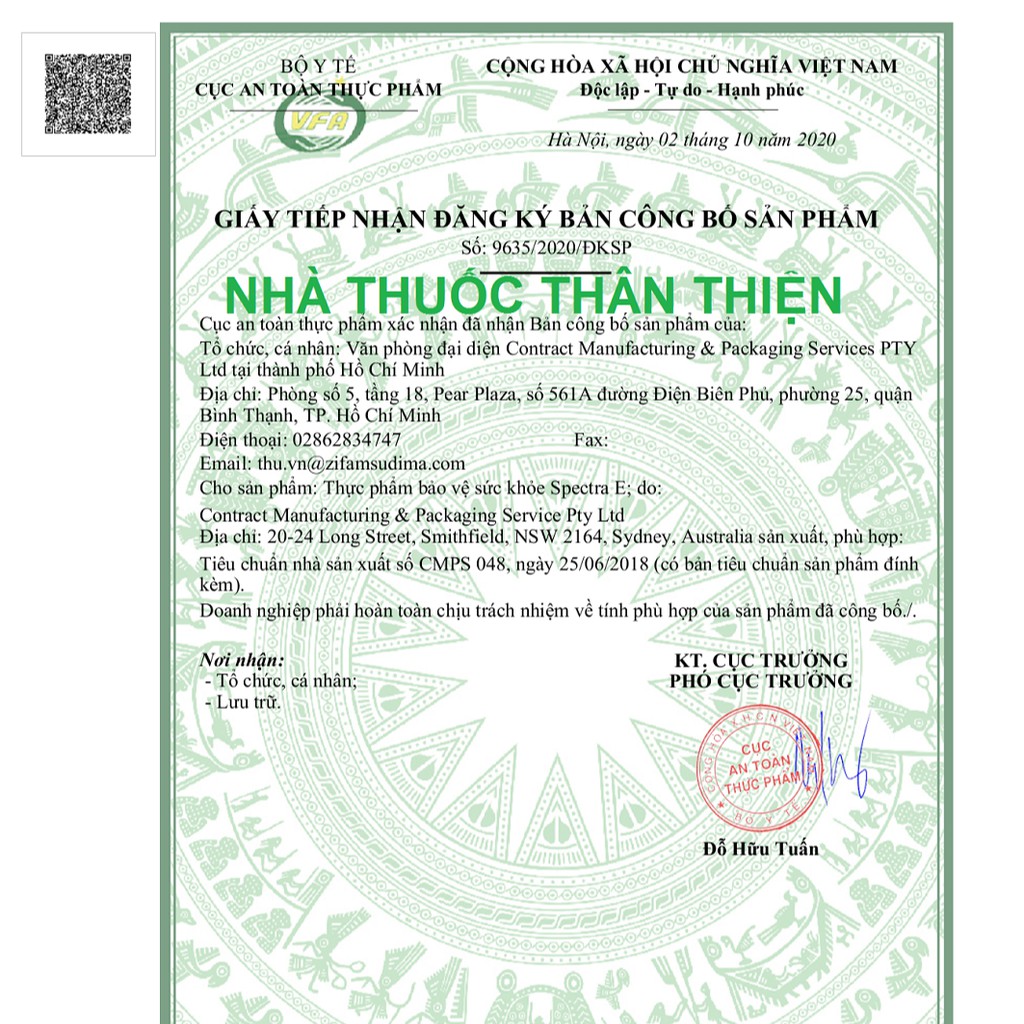 Spectra E - Hỗ trợ giảm nguy cơ tăng huyết áp &amp; nhồi máu cơ tim, đột quỵ, ổn định huyết áp (30 viên)