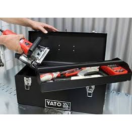 Hộp đựng đồ nghề di động bằng sắt sơn tĩnh điện 2 ngăn Yato YT-0883