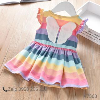Đầm bé gái sắc màu cánh thiên thần 8 đến 24kg
