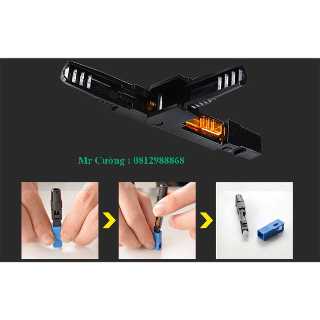 200Đầu Nối Nhanh Cáp Quang Ftth Fast Connector - Fastconnect SC UPC