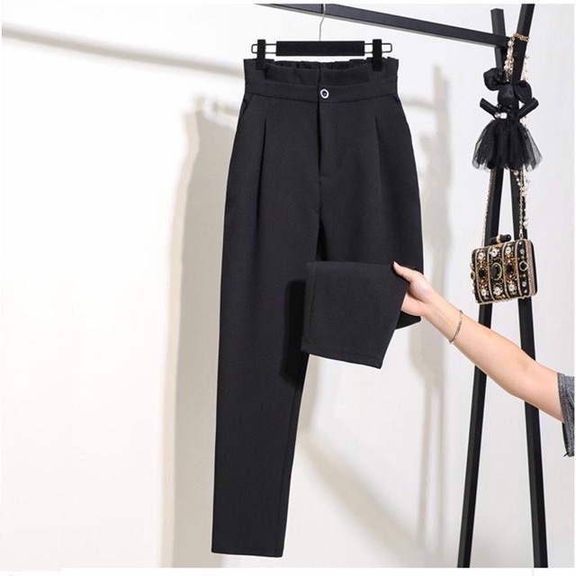 [ Mã FAMAYWA giảm 10K đơn 50K] Quần baggy cạp xếp bèo cách điệu | BigBuy360 - bigbuy360.vn