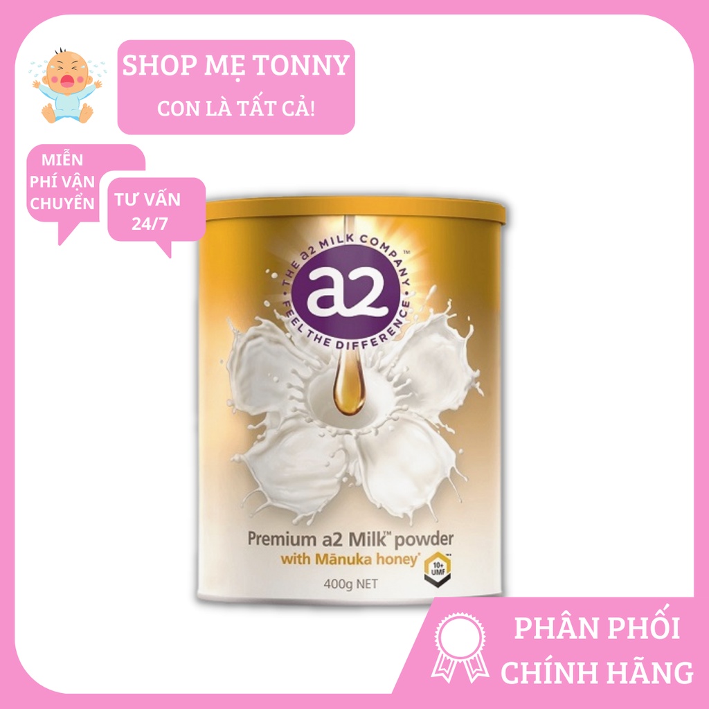 Sữa bột Premium A2 Milk powder with Manuka honey (A2 Manuka) - 400g