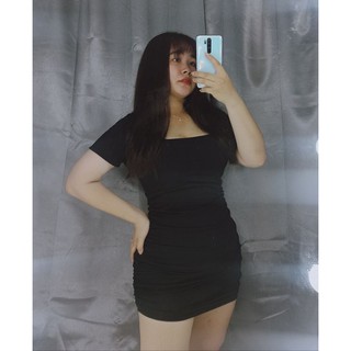 Đầm body cổ U bigsize