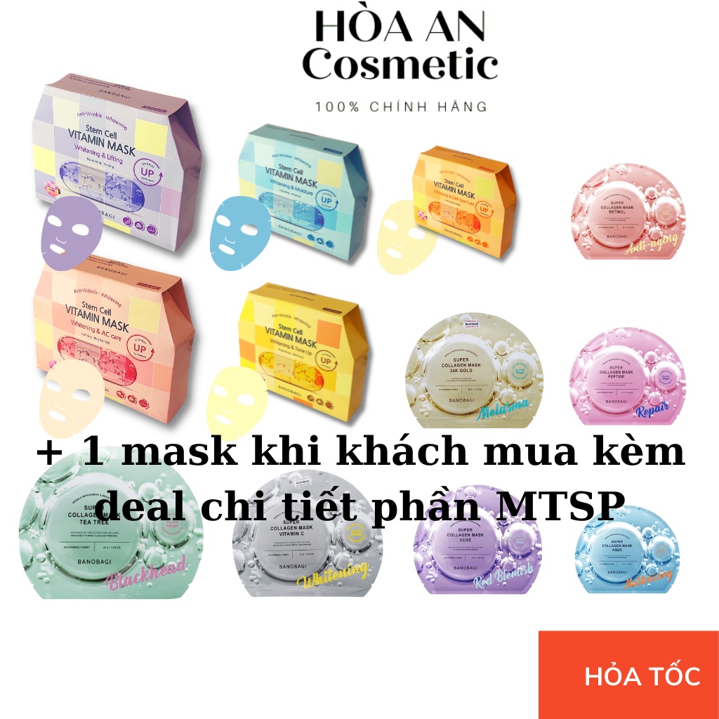 Mặt Nạ BANOBAGI Stem Cell VITAMIN MASK 30g