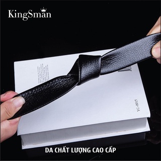 Thắt lưng da nam KINGSMAN-21 chất liệu da cao cấp khóa tự động - dây nịt nam kiểu dáng sang trọng - KINGSMAN