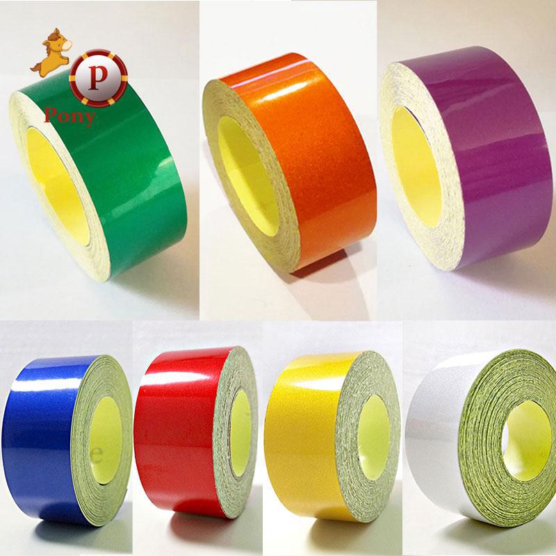 Băng keo phản quang dùng dán trang trí ô tô nhiều màu lựa chọn