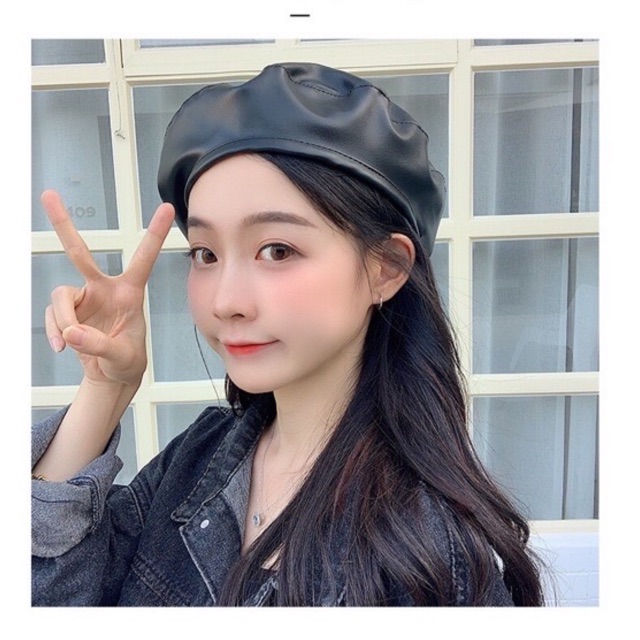 MŨ NỒI DA BERET CÁ TÍNH MND02