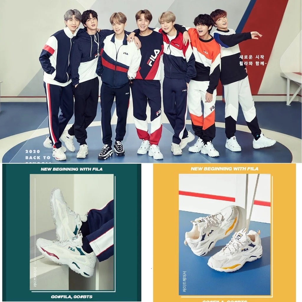 Giày thể thao Sneaker Fila Ray Tracer x BTS