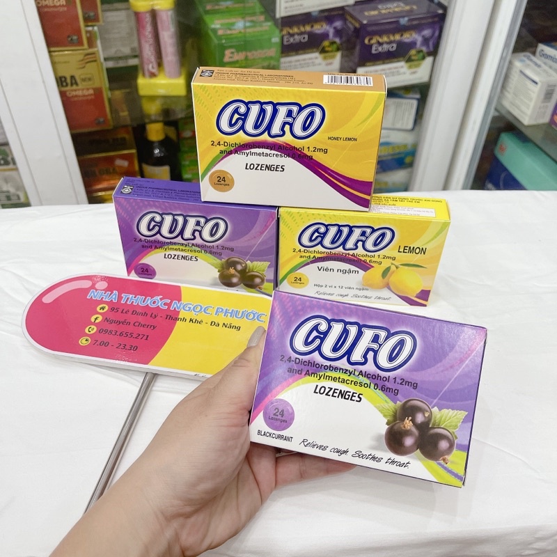 Kẹo ngậm Cufo - Hộp 24 viên