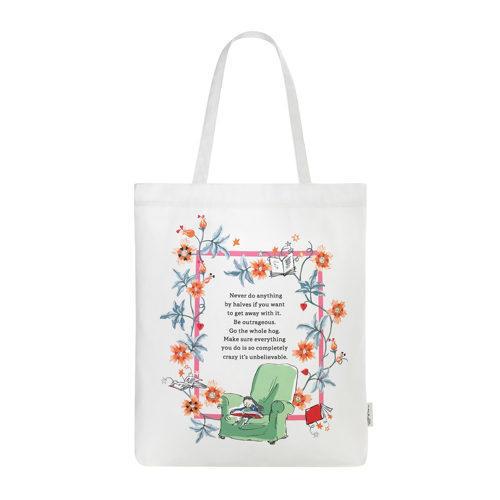 Cath Kidston - Túi đeo vai/Perfect Shopper - Firework Floral PL01 - Cream -1045956