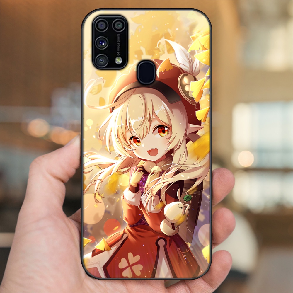 Ốp lưng Samsung M31 viền đen in hình Klee Genshin Impact