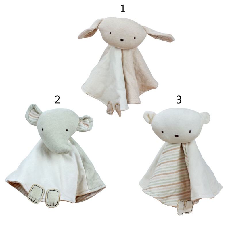 Yếm Ăn Cotton Mềm Mại Hình Động Vật Dành Cho Búp Bê
