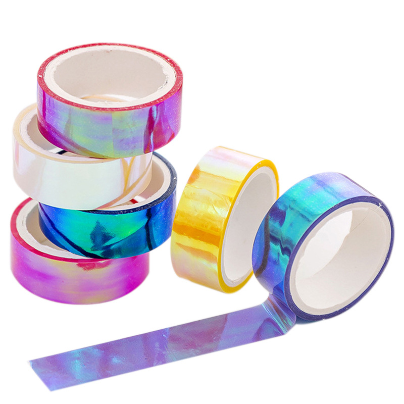 Cuộn băng dán màu gradient dùng để trang trí