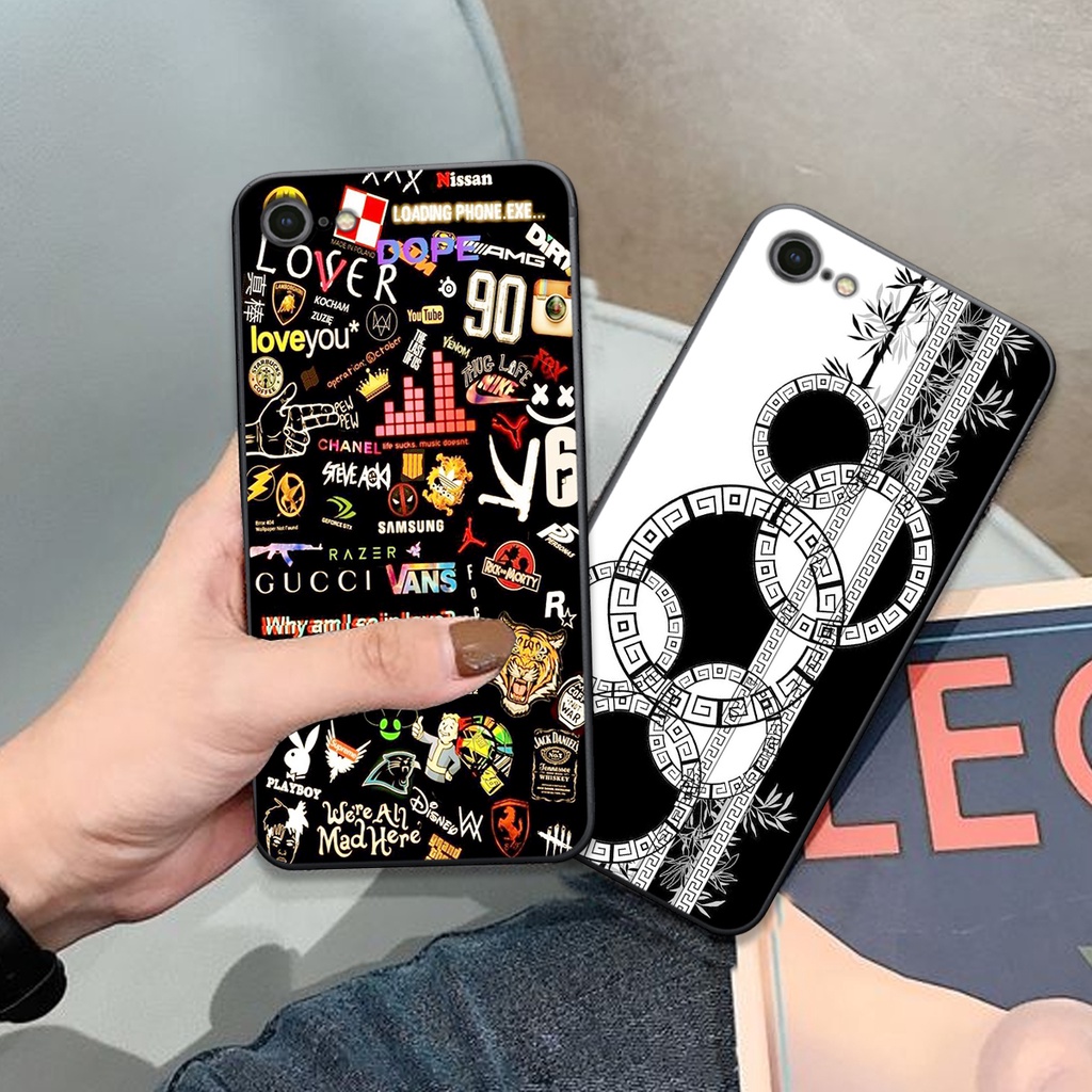 Ốp Iphone 6/6S/6 Plus/6S Plus/7/8/7Plus/8Plus in hình thương hiệu sang trọng cá tính siêu bền