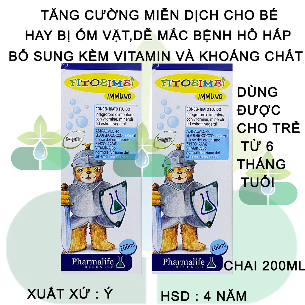 IMMUNO BIMBI Tăng Cường Miễn Dịch Tự Nhiên,Sức Đề Kháng Từ Thảo Dược,Bổ Sung Vitamin Cho Hệ Miễn Dịch