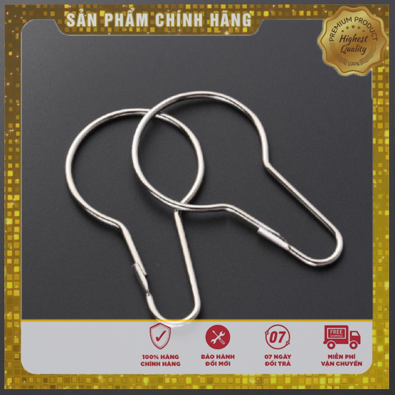 Combo 10 cái Móc Bầu móc Treo Hàng loại nhỏ hoặc combo 2 cái móc loại lớn Sắt xi bóng
