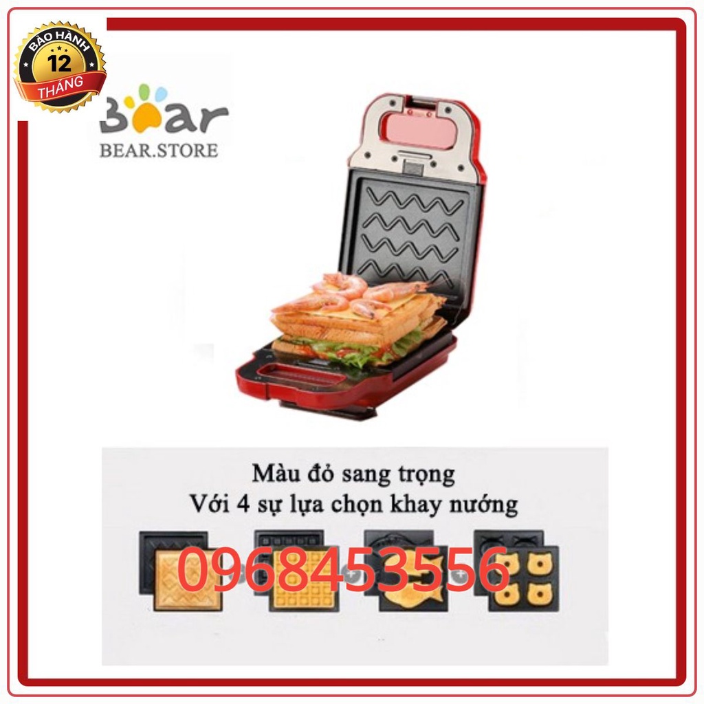 Máy Kẹp Nướng Bánh Mì Mini TORSOM, Ép Sandwich, Rán Trứng, L