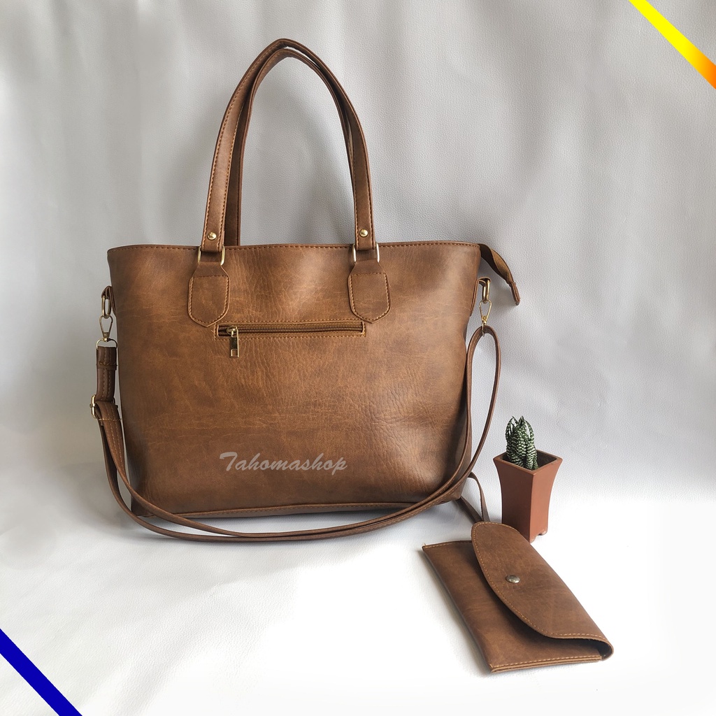 [Khuyến Mại] Túi Xách Nữ Cao Cấp, Túi Xách Da Tổng Hợp, Túi XáchThời Trang có dây đeo chéo tặng kèm ví da nữ