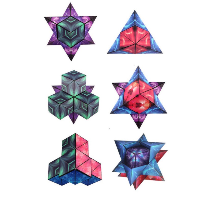 ⭐Còn Hàng 3D Xếp Hình Đa Chức Năng Lập Phương Rubik Giải Nén Đồ Chơi Từ Tính Hình Học Khối Lập Phương Rubik⭐Cocomall12