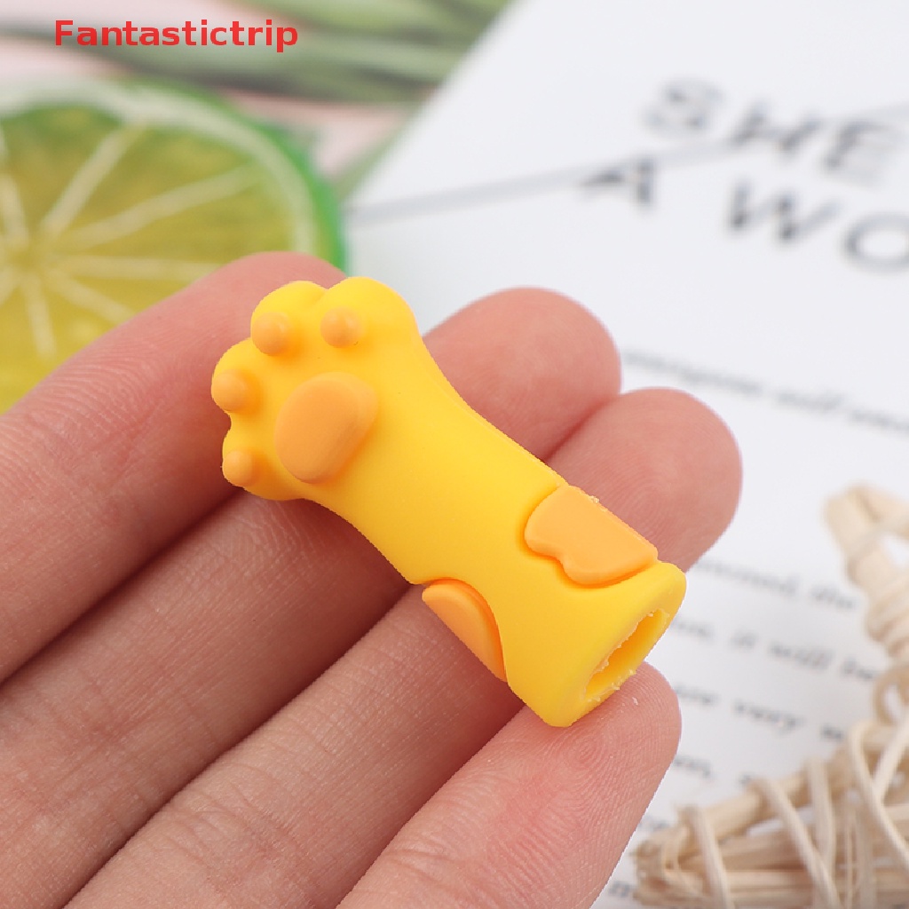[Fantastictrip] Kềm Cắt Móng Tay Bằng Silicon Dễ Thương Tẩy Tế Bào Chết Kèm Mũ Nhíp Mới