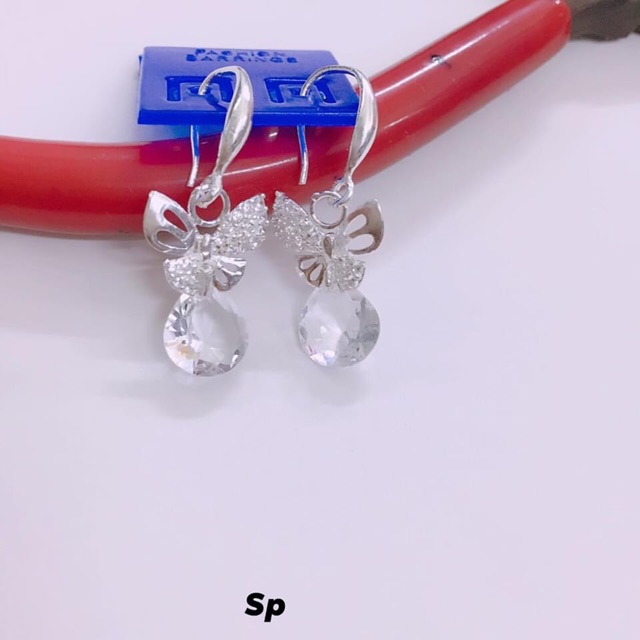 BÔNG TAI BƯỚM KHOEN MÓC SANG CHẢNH - TRANG SỨC BẠC