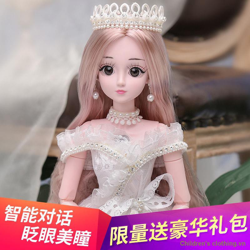 Búp Bê Công Chúa Barbie 60cm Kèm Quần Áo Xinh Xắn Đáng Yêu Cho Bé Gái