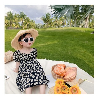 Váy hoa cúc nhỏ cho bé gái