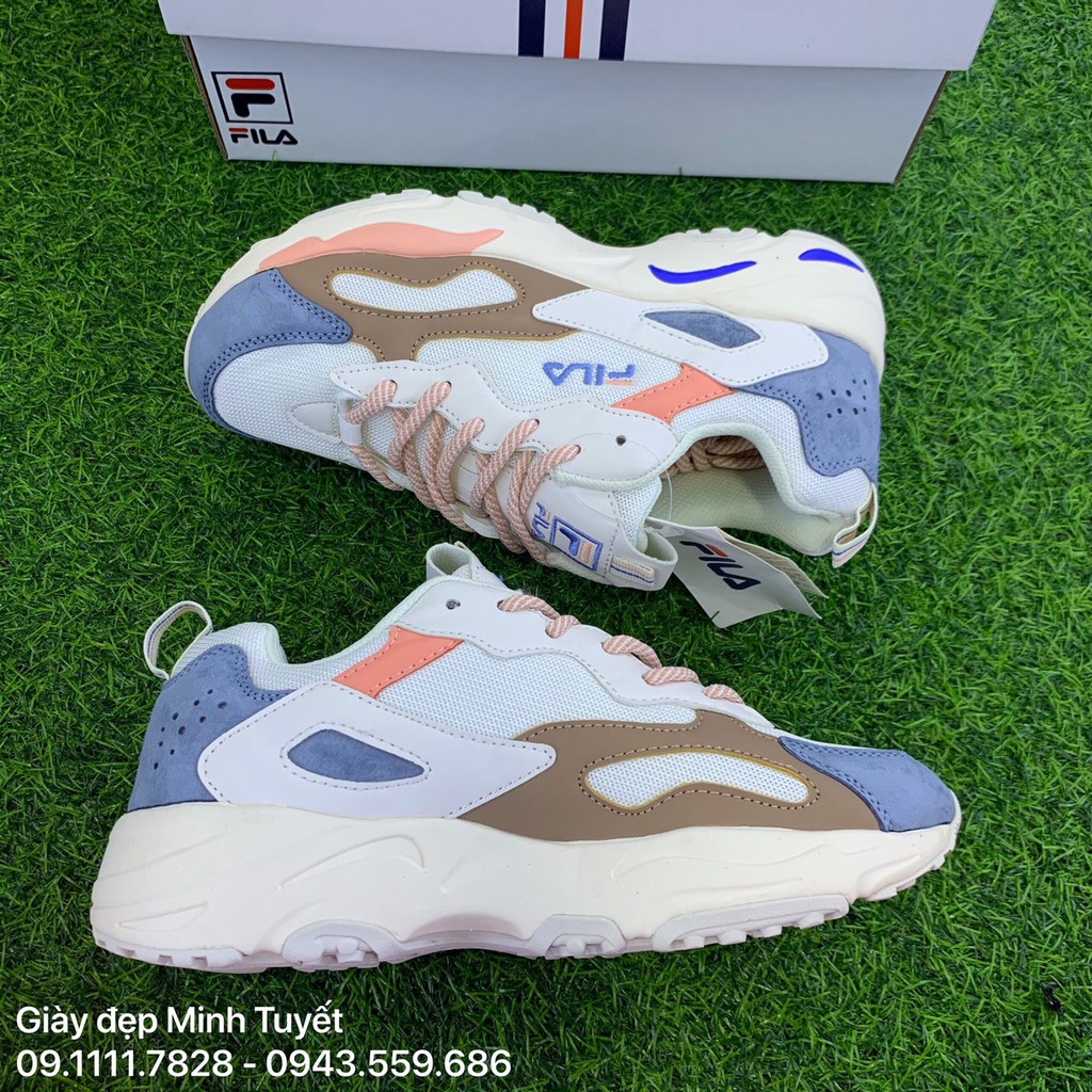 Giày FILA_Ray_Tracer_Xanh cam Sneaker Nữ chất lượng cao, giá rẻ tốt nhất thị trường toàn quốc Việt Nam