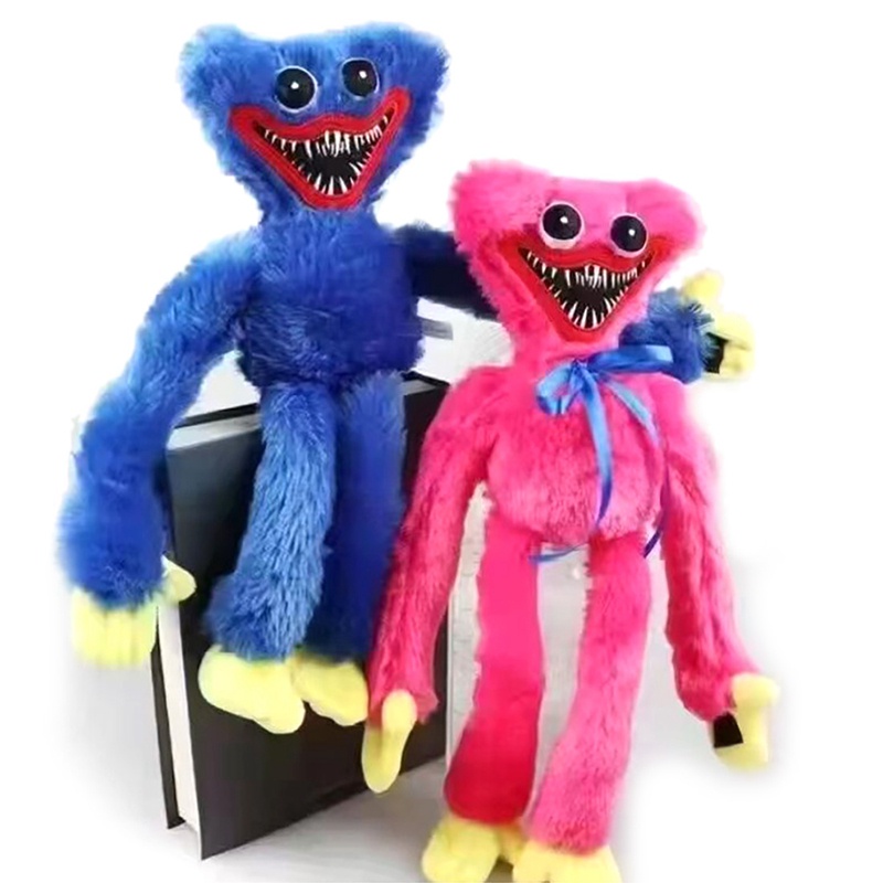 40cm Huggy Wuggy Poppy Playtime Plush Toy Game Bobbying Doll Gift Scary Toy Peluche Toys Soft Gift Toys for Kids Plush B
