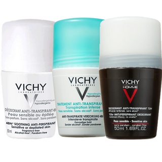 Lăn Khử Mùi Vichy 50ml Traitement Anti-Traspirant Khử Mùi Suốt 48 Giờ