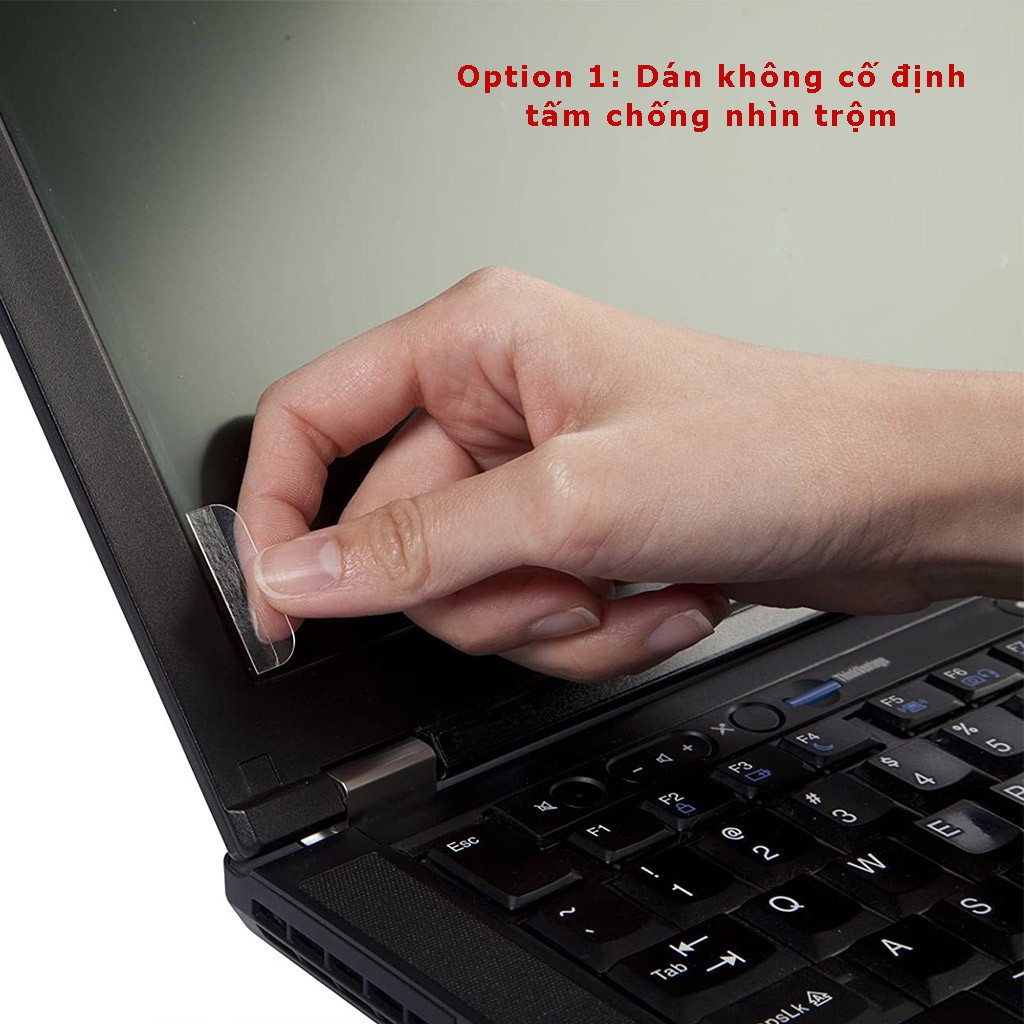 Tấm chống nhìn trộm Laptop cao cấp - Chống chói 13.3, 14, 15.6inch